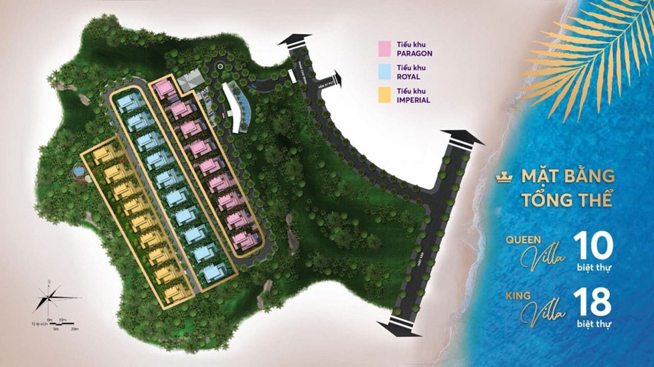 Mặt Bằng Tổng Thể Villa The Loutus Hill Vũng Tàu