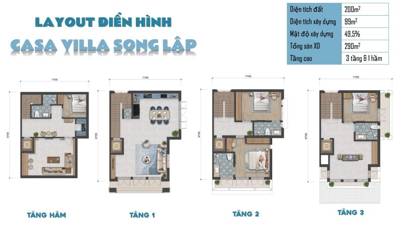 Layout Casa Villa Blanca City